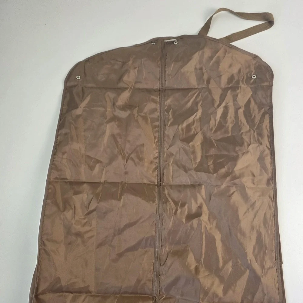 Burberry Garment Bag Brown 40 Inch Nylon Soft Case Travel Suit Cover Storage